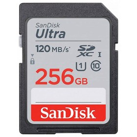 تصویر رم اس دی ۲۵۶ گیگ سن دیسک SanDisk Ultra CL10 U1 120MB/s 