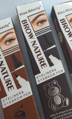 تصویر خط چشم و هاشور ابروی دوسر - مشگی 