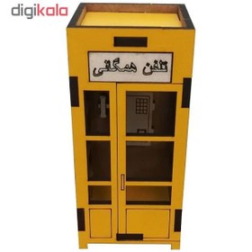 تصویر ماکت دکوری طرح کیوسک تلفن مدل SI-02 