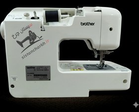 تصویر چرخ خیاطی برادر مدل ELU-5808 درحد اکبند با کارتن sewing machine brother elu 5808