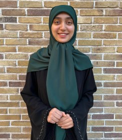 تصویر روسری ثنا سبز زمردی 