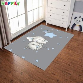 تصویر فرش اتاق کودک طرح elephant فیل 52402 