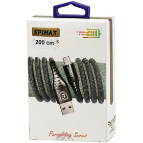 تصویر کابل میکرو یو اس بی فست شارژ Epimax EC-13 5A 2m Epimax EC-13 5A 200cm MicroUSB Cable