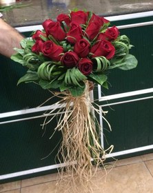 تصویر دسته گل گرد ژرنالی کد 496 