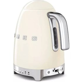 تصویر کتری برقی اسمگ مدل KLF04PG رنگ سبز پاستیلی Smeg Kettle Temperature KLF04