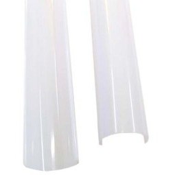 تصویر روکش ریل LED نیم گرد مات 