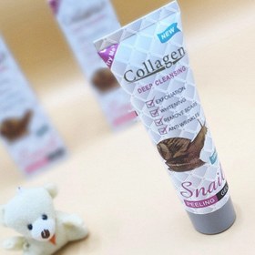 تصویر ژل لایه بردار دانه دار کلاژن حلزون Collagen Snail - 12 عددی Collagen Snail granular exfoliating gel