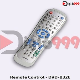 تصویر ریموت کنترل رایتی ویدئو پروژکتور مارشال مدل DVD-832E 