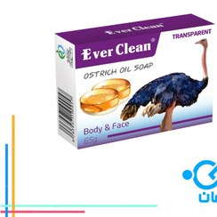 تصویر صابون شتر مرغ ever clean ostrich oil soap