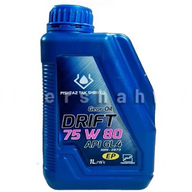 تصویر روغن دنده 75w80 .یک لیتری دریفت Gear oil 75w80.1L. Drift