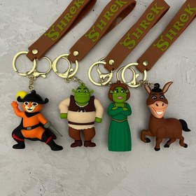 تصویر جاکلیدی سیلیکونی شرک shrek shrek silicone key chain