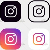 تصویر دانلود وکتور آیکون اینستا 