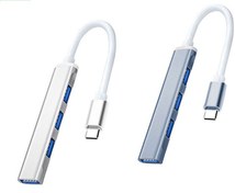 تصویر هاب چهار پورت تایپ سی کوتتسی Coteetci 4in1 HUB 83005-TS 