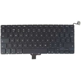 تصویر کیبورد لپ تاپ MacBook Pro A1278 اینتر بزرگ به همراه کلید پاور - مشکی Keyboard Laptop MacBook Pro A1278