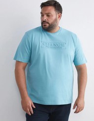 تصویر تی شرت سایز بزرگ مردانه ال سی وایکیکی lc-waikiki lc waikiki 