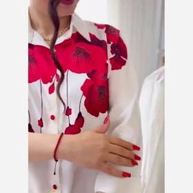 تصویر ست شومیز و شلوار زنانه آوازه جنس مازراتی سایز ۳۸ تا ۴۸ 