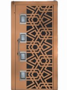 تصویر درب آسانسور لولایی مدل KF40 استیل Hinged elevator door model KF40 Steel