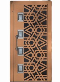 تصویر درب آسانسور لولایی مدل KF40 استیل Hinged elevator door model KF40 Steel