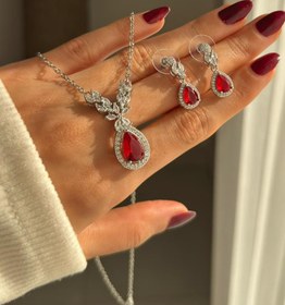 تصویر نیم ست جواهری 