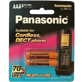 تصویر نیم قلمی شارژی پاناسونیک 650 2 عددی 