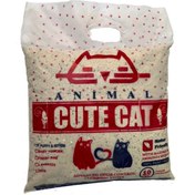 تصویر خاک بستر گرانولی گربه کیوت کت مدل Animal وزن 10 کیلوگرم 