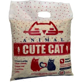 تصویر خاک بستر گربه کیوت کت مدل Animal وزن 10 کیلوگرم 