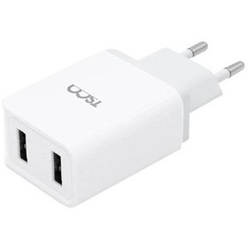 تصویر شارژر دیواری تسکو دو پورت مدل TTC55 با کابل Micro-USB ا TSCO TTC55 2Port Wall Charger With MicroUSB Cable TSCO TTC55 2Port Wall Charger With MicroUSB Cable