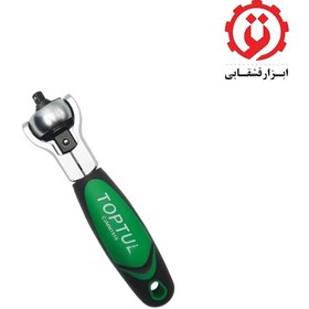 تصویر دسته جغجغه دوطرفه درایو 1/2 و 1/4 اینچ تاپ تول CJMM1616 toptul