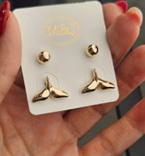 تصویر گوشواره گوی دم وال 