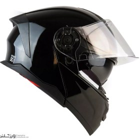 تصویر کلاه کاسکت Glassy Black رادین کد 1941 