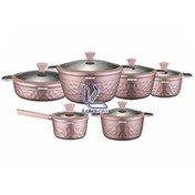 تصویر سرویس قابلمه گرانیتی عرشیا مدل CO110 2970 ARSHIA CO110-2970 COOKWARE SET