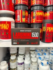 تصویر ال آرژنین 1500 میلی گرم 120 کپسول بادی اتک BODY ATTACK L-ARGININE 1500 120 Maxi Caps