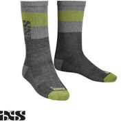 تصویر جوراب دوچرخه سواری IXS DOUBLE SOCKS OLIVE 