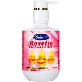 تصویر ژل شوینده صورت بیلیارد مناسب پوست خشک مدل Biliard rosette face wash gel 