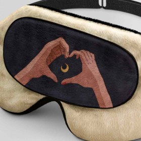 تصویر طرح ماه کد493 برای چشم بند خواب کورال Moon Design for Coral493 Sleep Mask