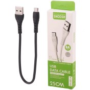 تصویر کابل شارژ پاوربانک USB به Micro-USB شوش SHOOSH SH-601A 