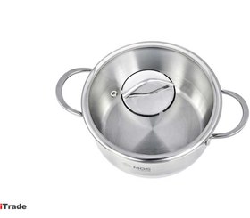 تصویر قابلمه تک استیل ام جی اس سایز 20 کد PS4111 mgs single steel pot size 20 code ps4111