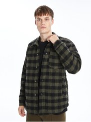 تصویر پیراهن چک‌شده مردانه با آستین بلند و سبک عادی - ال‌سی وایکیکی - LC Waikiki 