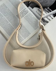 تصویر کیف دستی و دوشی زنانه Alo مدل Mesh Mini | سبک، ترندی و روزمره - کرمی 