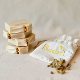 تصویر صابون بابونه cold process chamomile soap