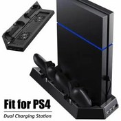 تصویر کنسول بازی سونی (استوک) PS4 Fat | حافظه 512 گیگابایت به همراه یک دسته اضافه + پایه شارژر PlayStation 4 Fat (Stock) 512 GB + 1 extra controller + charger