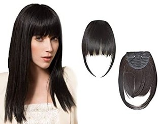 تصویر کلاه گیس چتری پرده ای جدید حجم متوسط رنگ طبیعی 