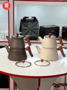 تصویر کتری و قوری گرانیتی زیو مدل ZTS-3722 ظرفیت ۲ لیتر و قوری ۱ لیتر 