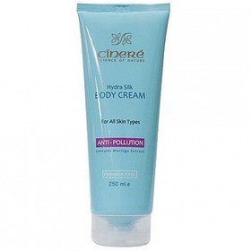 تصویر کرم بدن ضد آلودگی Hydra Silk سینره 250 میلی لیتر Cinere Hydra Silk Anti Pollution Body Cream 250ml