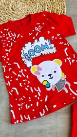 تصویر تیشرت شلوارک دخترونه جنس پنبه فقط سایز۴۰ - سایز۴۰ 