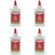 تصویر چسب چوب دلتا مدل تحریر حجم 110 میلی لیتر بسته 4 عددی 