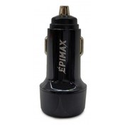 تصویر شارژر فندکی فست شارژ Epimax EU-58 3A QC3.0 PD 20W Epimax EU-58 3A QC3.0 PD 20W Car Charger