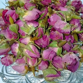 تصویر غنچه گل محمدی داراب شیراز اعلاء بسته 50 گرمی(تازه به همراه عطر و بوی به شدت قوی 