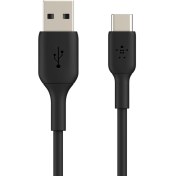 تصویر کابل تبدیل USB به USB-C بلکین مدل CAB001bt3MBK طول 3 متر 