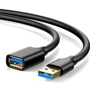 تصویر کابل 50 سانتی افزایش طول USB 3.0 دی نت 
